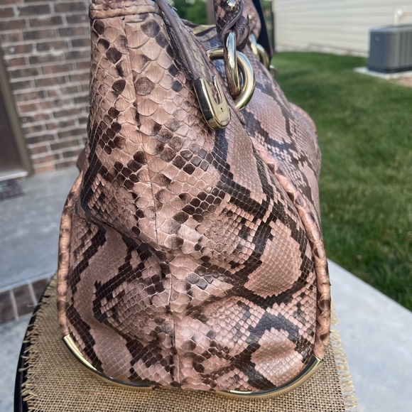 BALLY Python Top Handle Crossbody Bag - Picture 10 of 15